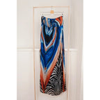 Abito lungo Amelie Rêveur fantasia astratta animalier M/L