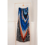 Abito lungo Amelie Rêveur fantasia astratta animalier M/L