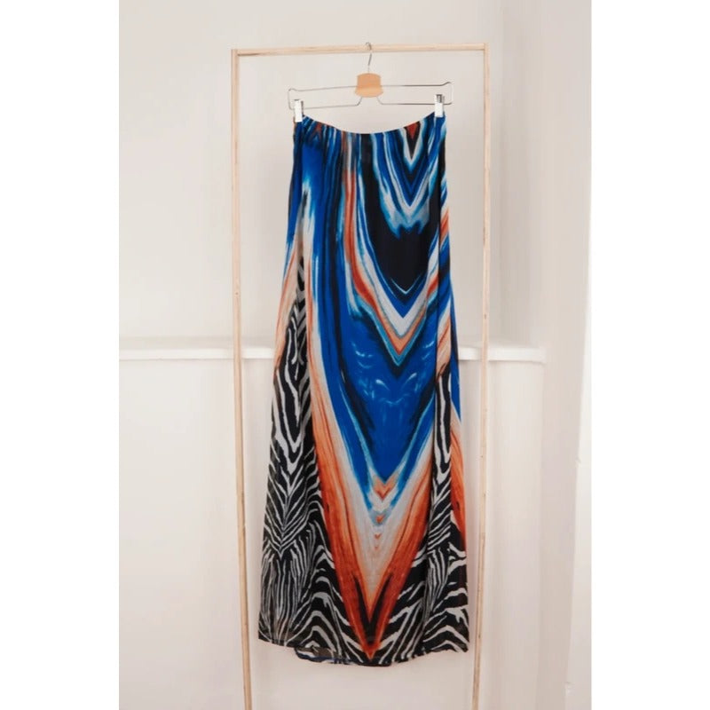 Abito lungo Amelie Rêveur fantasia astratta animalier M/L