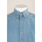Vintage Miller & Simons 100% Cotton Denim Shirt Workwear Casual M