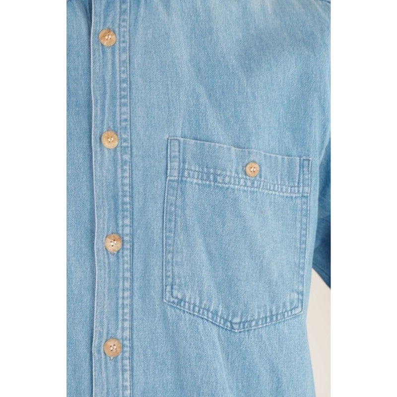 Vintage Miller & Simons 100% Cotton Denim Shirt Workwear Casual M