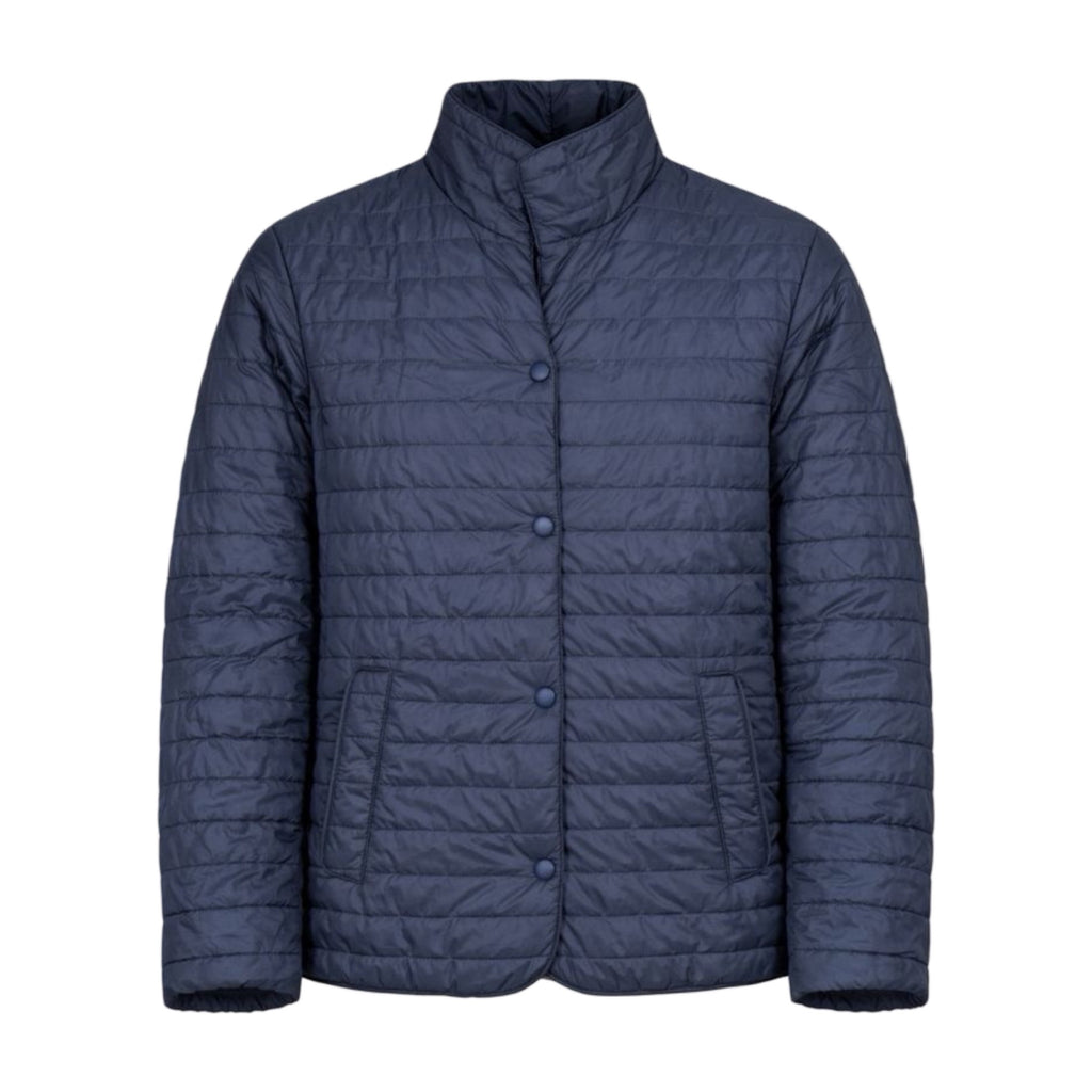 Men’s Quilted Puffer Jacket – Blue Lightweight Insulated Jacket