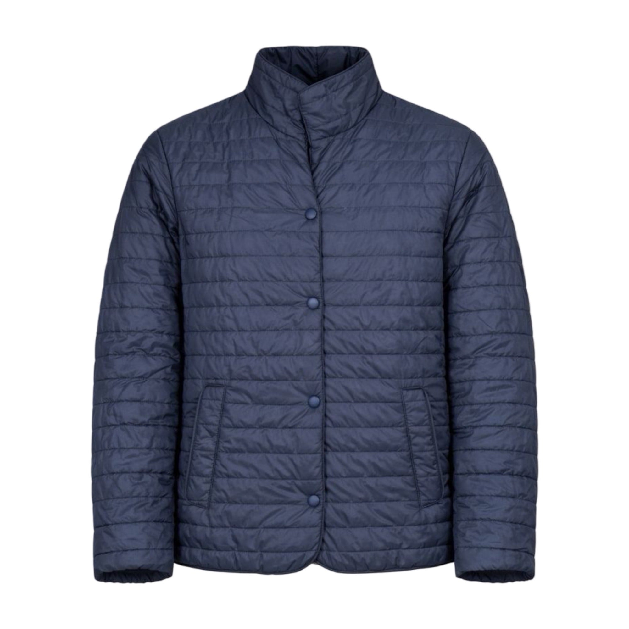 Men’s Quilted Puffer Jacket – Blue Lightweight Insulated Jacket