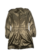 Massimo Dutti Woman Olive Green Utility Parka Jacket – Size M – Zip Front, Ragla