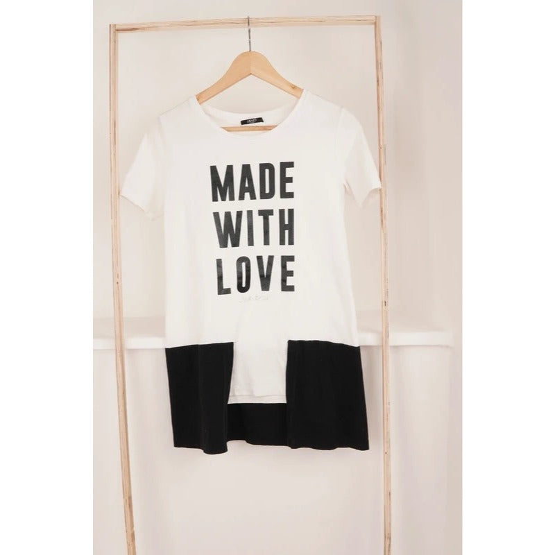 Maglia Liu Jo Sport in cotone con stampa Made With Love taglia S