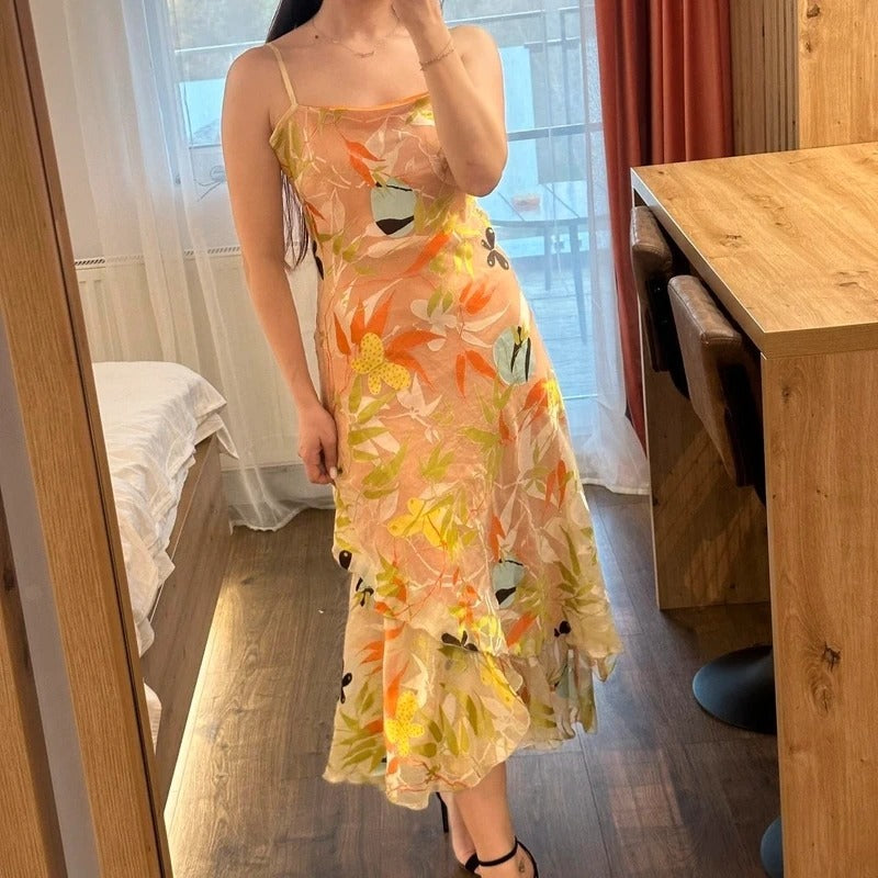 Vestito vintage in seta taglia M