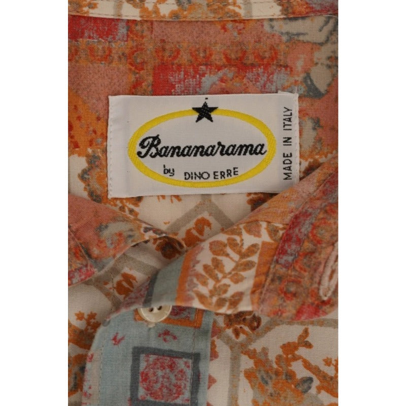 Camicia vintage Bananarama Dino Erre fantasia patchwork uomo L