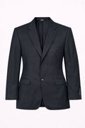 Canali Men’s Single-Breasted Wool Blazer IT 54 (L) Dark Grey Made in Italy