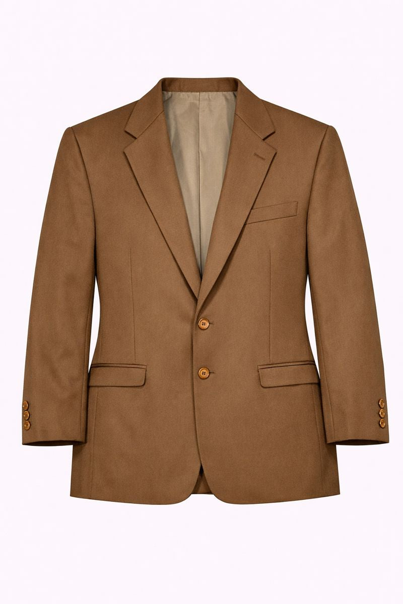 Blazer monopetto da uomo Vittorio Lorini in misto cashmere – IT 54 / L–XL – Made in Italy