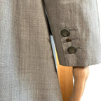Vintage Max Mara blazer grigio lana seta Made in Italy IT  M/L