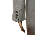 Vintage Max Mara blazer grigio lana seta Made in Italy IT  M/L
