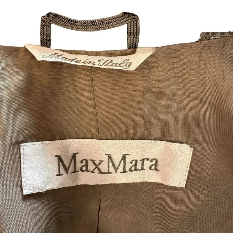 Vintage Max Mara blazer grigio lana seta Made in Italy IT  M/L