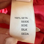Abito vintage Blumarine in seta rosa acceso Made in Italy romantic Y2K M