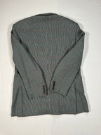 Stradivari Vintage Plaid Wool & Cashmere Blazer – Made in Italy, Tailored Man Jacket Size M