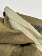 Ginalebole Vintage Men’s Tweed Blazer IT 52 / L – Wool Cashmere Check Jacket, Made in Italy