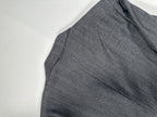 Vintage Italian Grey Wool Blazer IT 52  Single-Breasted Pinstripe Jacket, Made in Italy