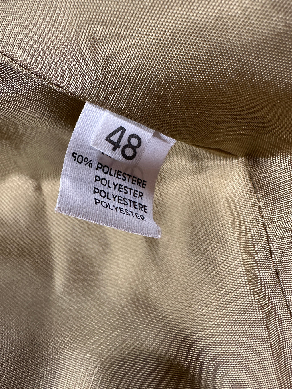 Vintage MISTER Men’s Single-Breasted Blazer IT 48 (M) Olive Green Made in Italy