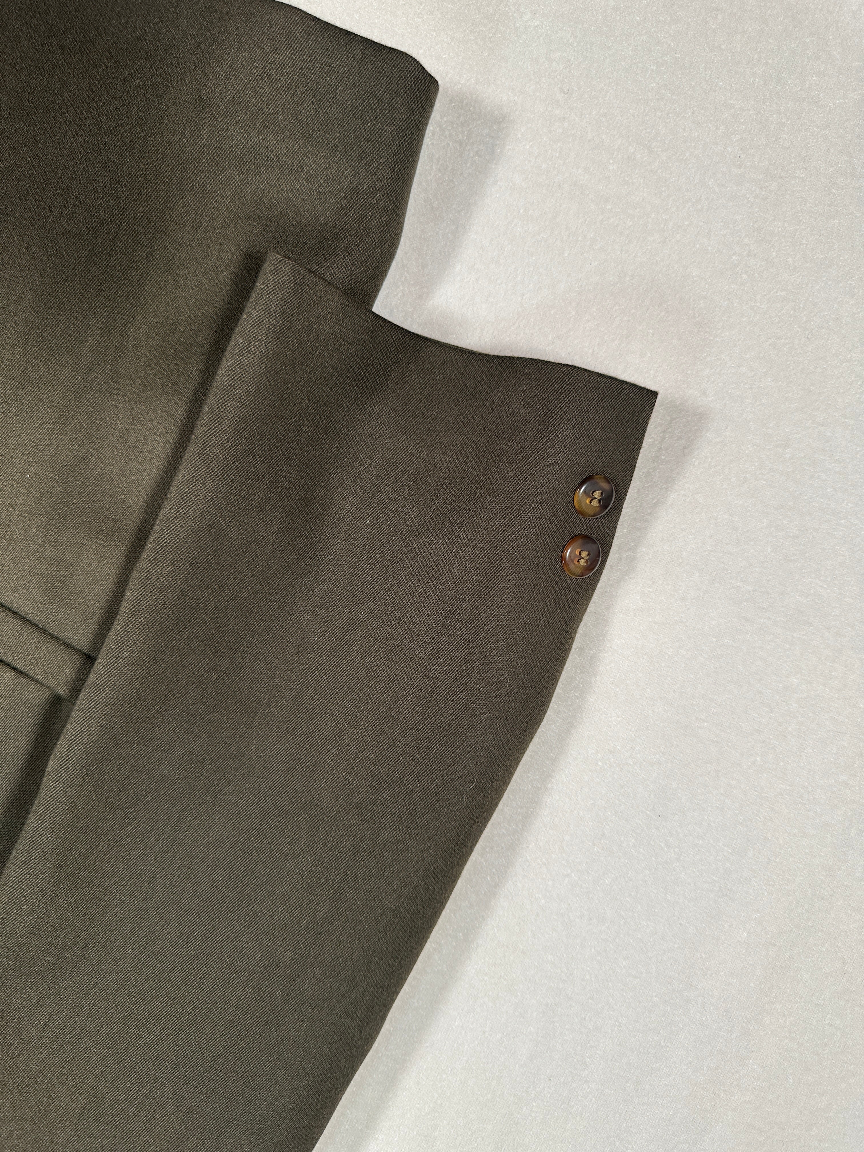 Vintage MISTER Men’s Single-Breasted Blazer IT 48 (M) Olive Green Made in Italy