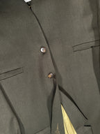Vintage MISTER Men’s Single-Breasted Blazer IT 48 (M) Olive Green Made in Italy