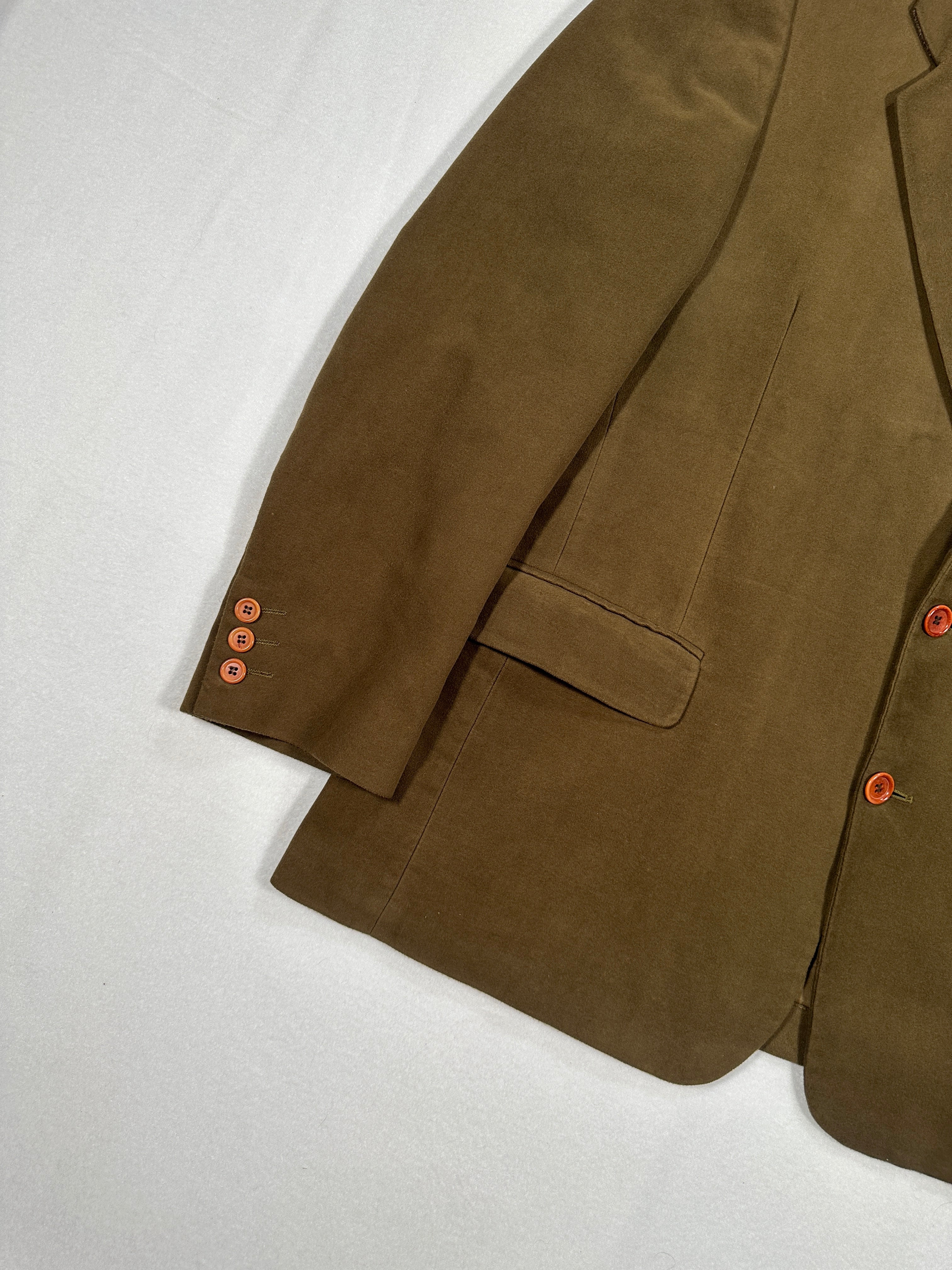 Giacca blazer monopetto vintage Hidalgo marrone – Taglia IT 52 / M–L – Made in Italy