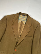 Vintage Hidalgo Brown Single-Breasted Blazer Jacket – Size IT 52 / M–L – Made in Italy