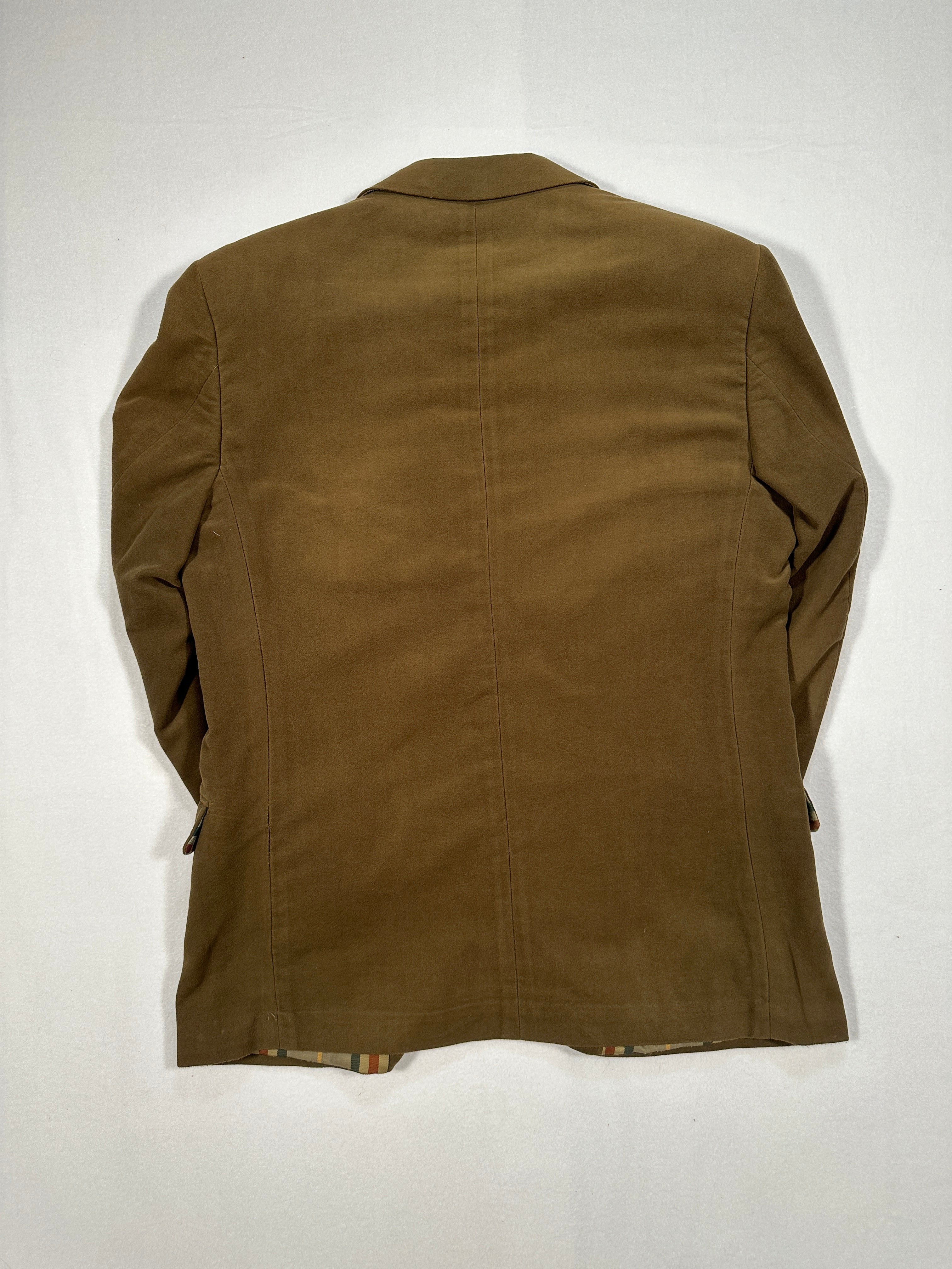 Giacca blazer monopetto vintage Hidalgo marrone – Taglia IT 52 / M–L – Made in Italy