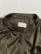 Massimo Dutti Woman Olive Green Utility Parka Jacket – Size M – Zip Front, Raglan Sleeve