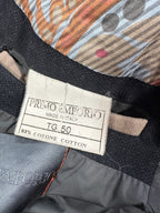 PRIMO EMPORIO Men’s Vintage Cotton Jacket – Single-Breasted Utility Style – Size IT 50