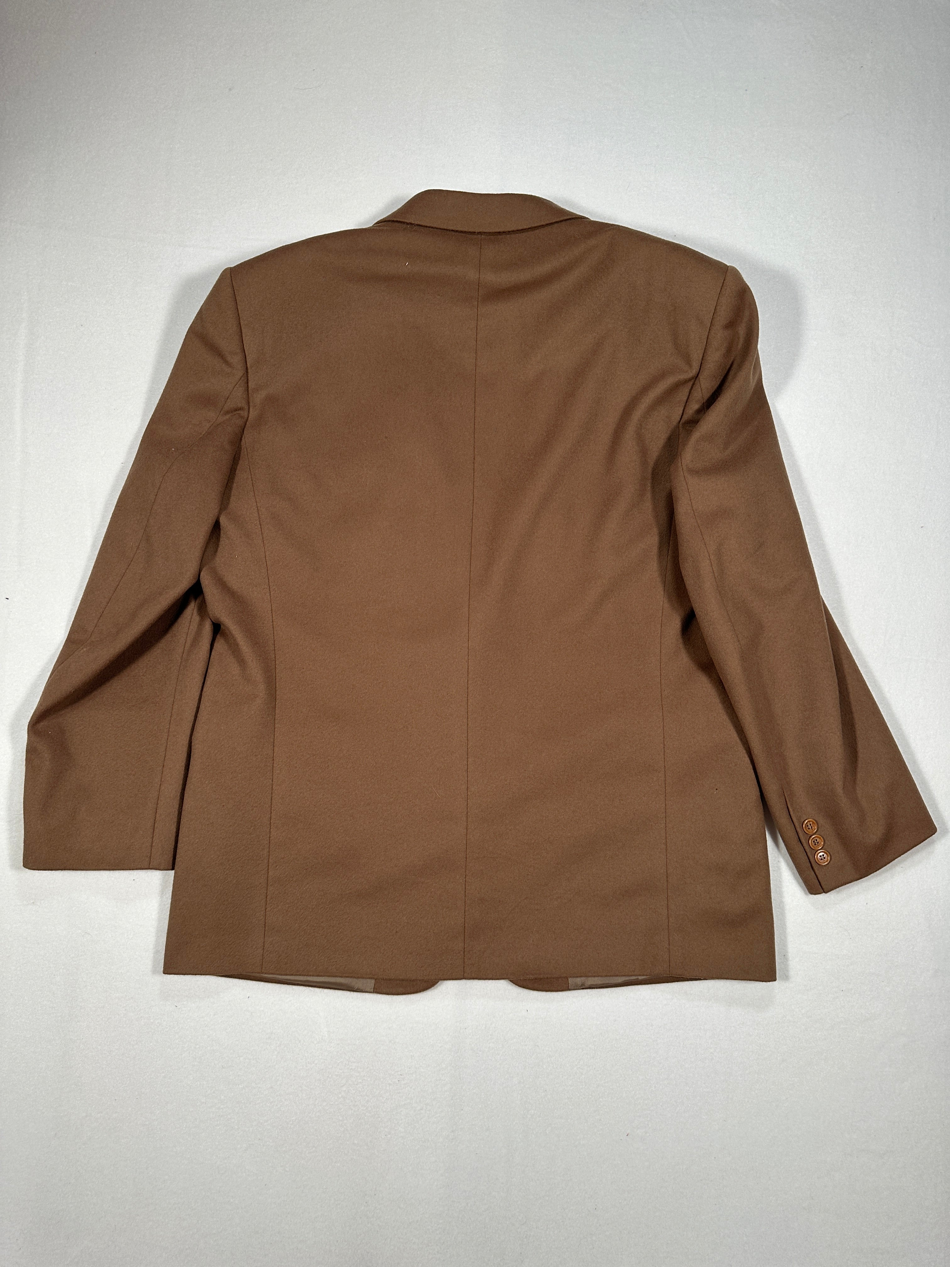 Blazer monopetto da uomo Vittorio Lorini in misto cashmere – IT 54 / L–XL – Made in Italy