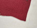 Dolce & Gabbana Women’s Vintage Knit Top with Lace Inserts – Wool Blend – Size S