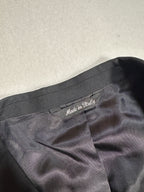 Magni Produzioni Abito Uomo in Lana Nera – Super 130's Bonino Tessuti, Made in Italy EU54