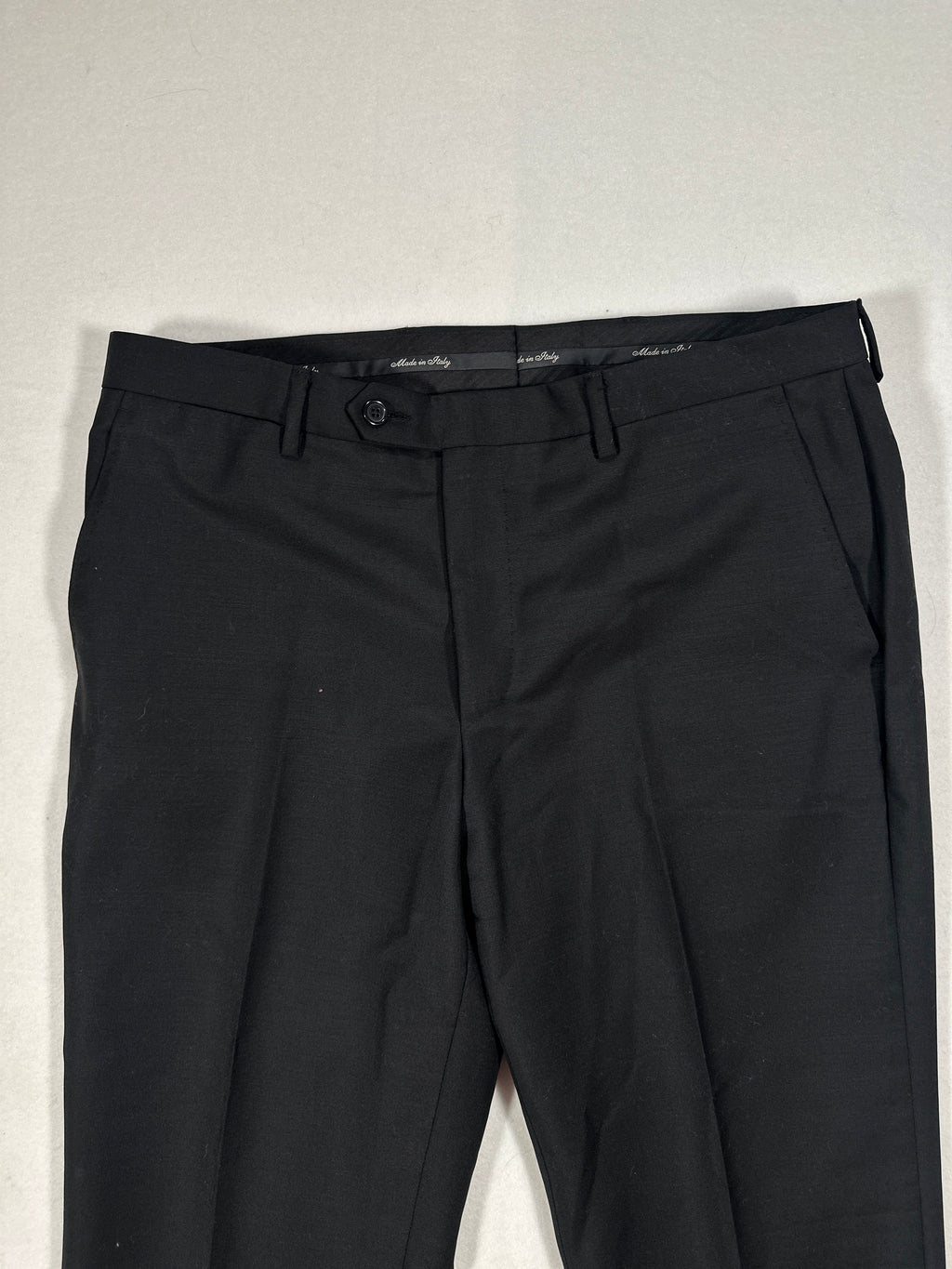 Magni Produzioni Abito Uomo in Lana Nera – Super 130's Bonino Tessuti, Made in Italy EU54