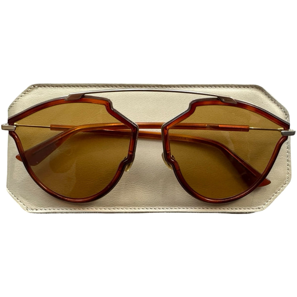 dior vintage sunglesses brown