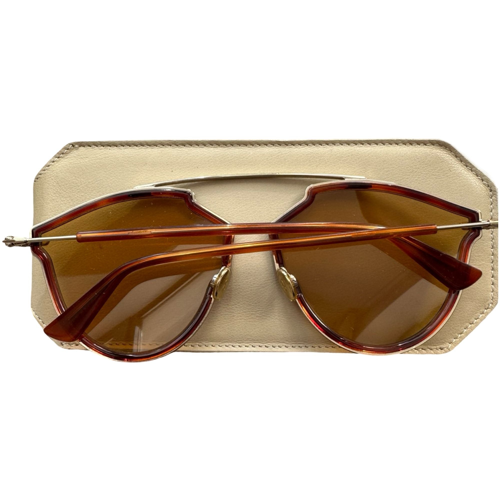 dior vintage sunglesses brown