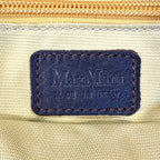 Borsa Max Mara vintage  pelle e tessuto fantasia pied de poule Made in Italy