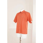 Vintage Quiksilver Camicia Uomo Cotone 100% Quadri Arancione M