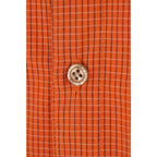 Vintage Quiksilver Camicia Uomo Cotone 100% Quadri Arancione M