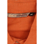 Vintage Quiksilver Camicia Uomo Cotone 100% Quadri Arancione M
