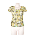 Maglia Vintage Roberto Cavalli Mesh Floreale Stretch Made Italy Donna M