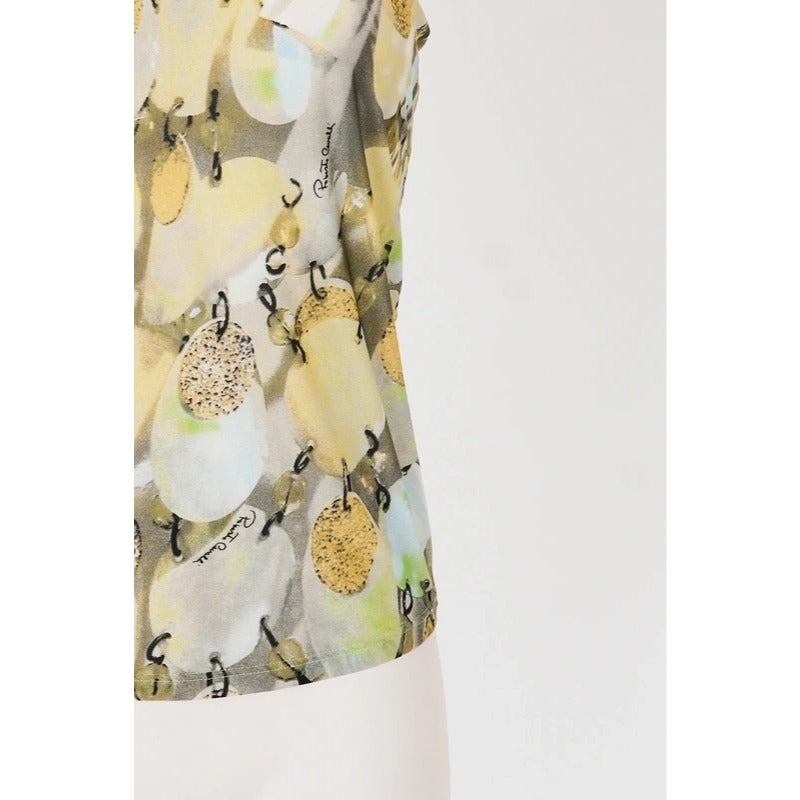 Maglia Vintage Roberto Cavalli Mesh Floreale Stretch Made Italy Donna M