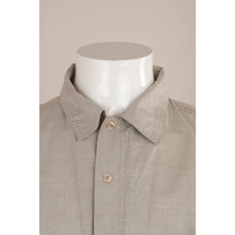 Camicia Vintage Pakka Stuff Floreale Hawaii 100% Cotone Beige M/L