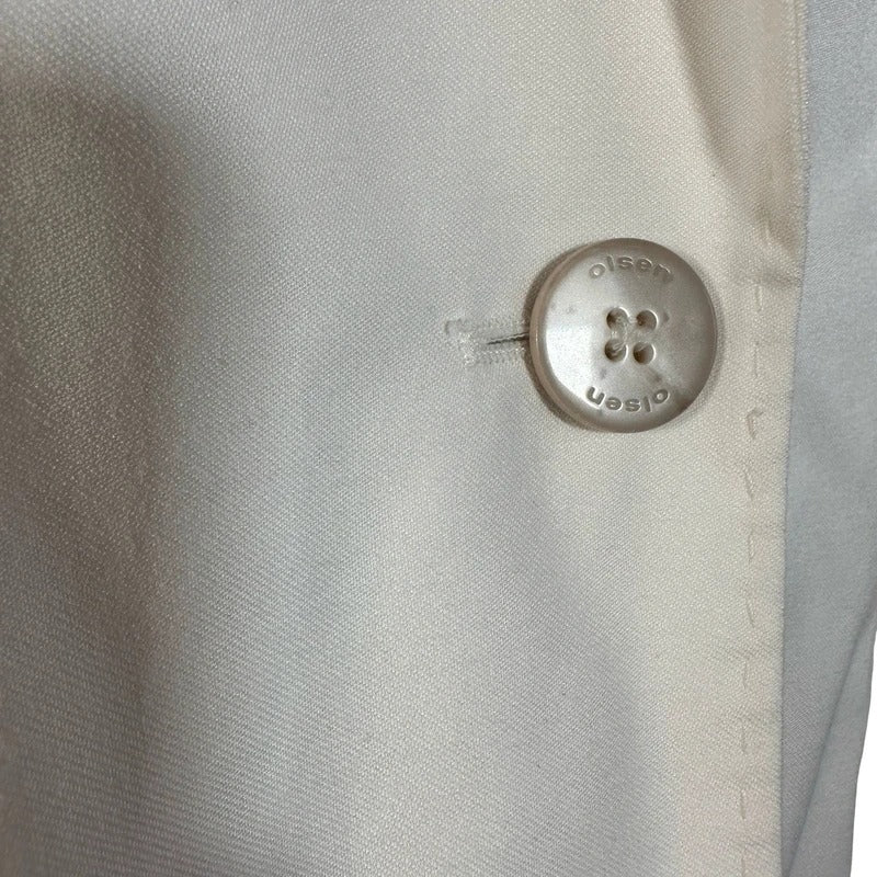 Blazer bianco Olsen oversize elegante minimal XL