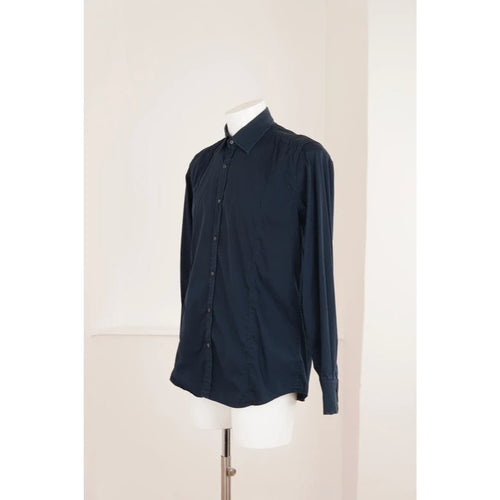 Antony Morato Camicia Uomo Blu Slim Stretch Cotone 52 XL