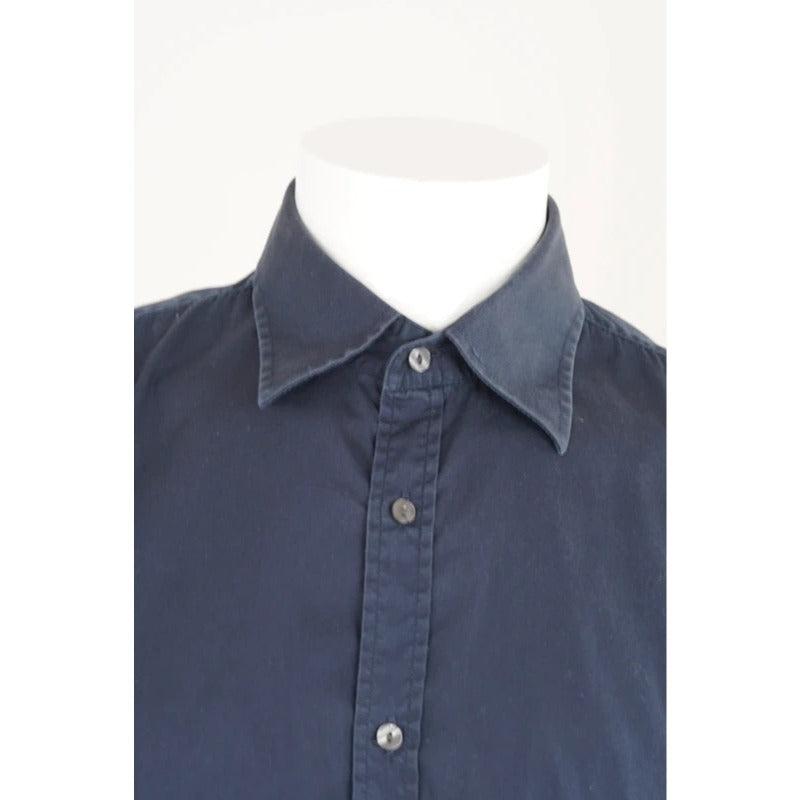 Antony Morato Camicia Uomo Blu Slim Stretch Cotone 52 XL
