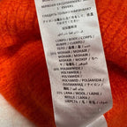 Maglione mohair  MCQ Alexander McQueen Off Shoulder Arancione Neon XS Y2K