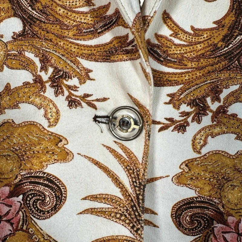Giacca blazer  Just Cavalli Roberto Cavalli fantasia barocca floreale L