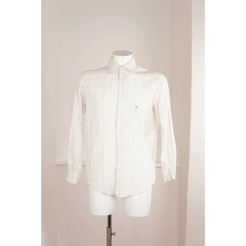 Camicia Conte of Florence vintage cotone lino M/L
