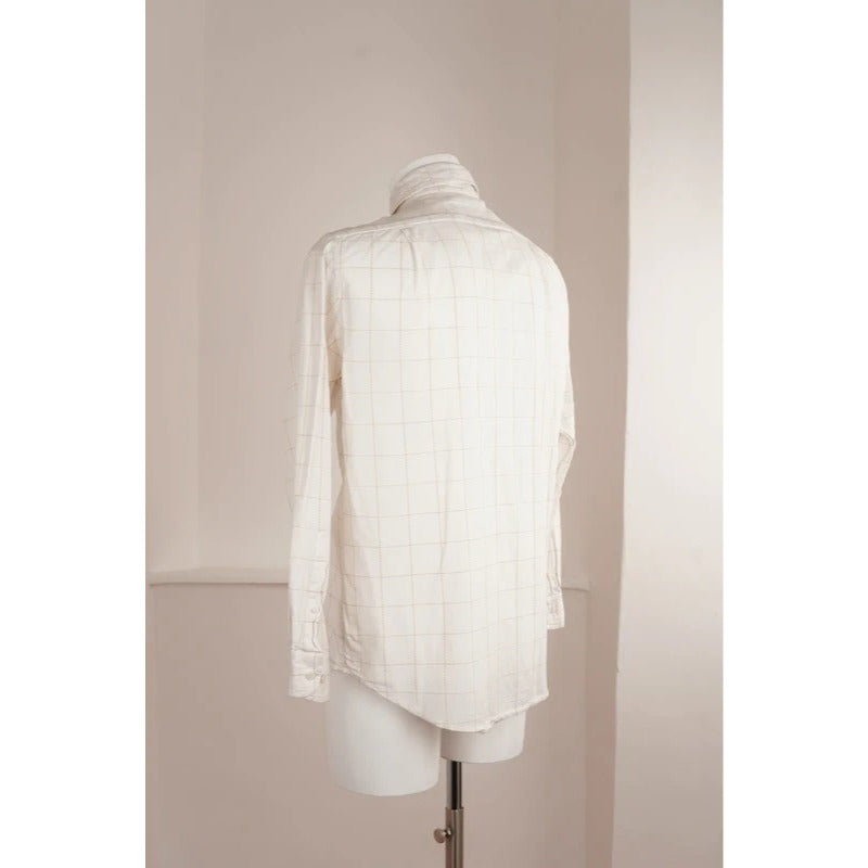 Camicia Conte of Florence vintage cotone lino M/L