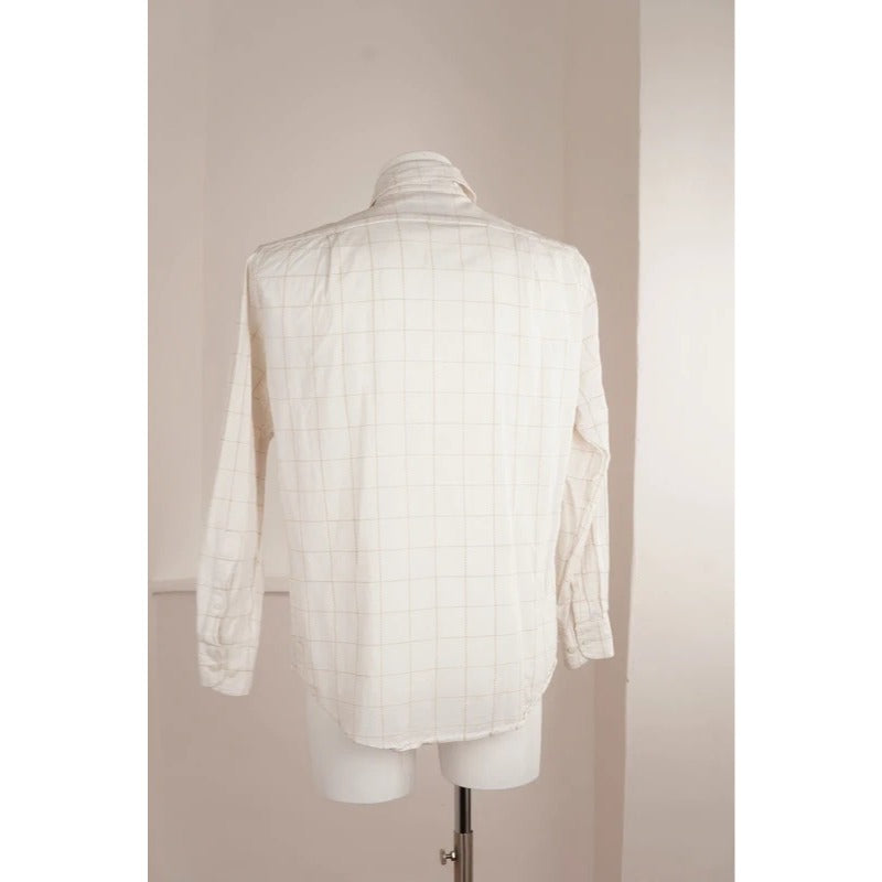 Camicia Conte of Florence vintage cotone lino M/L