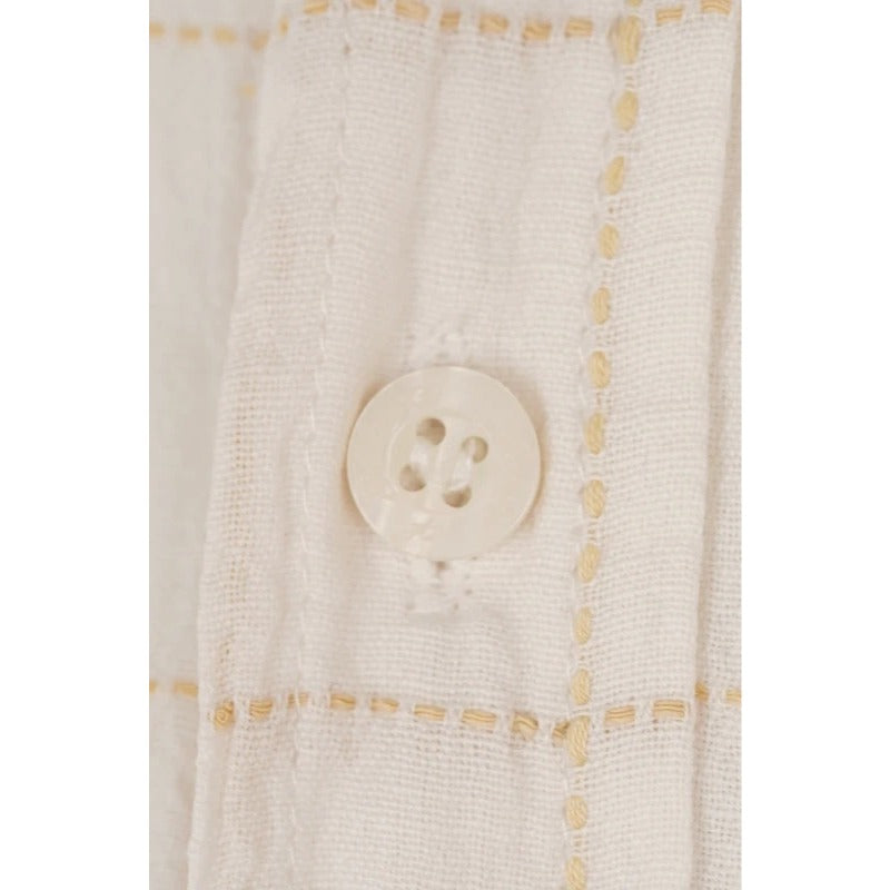 Camicia Conte of Florence vintage cotone lino M/L